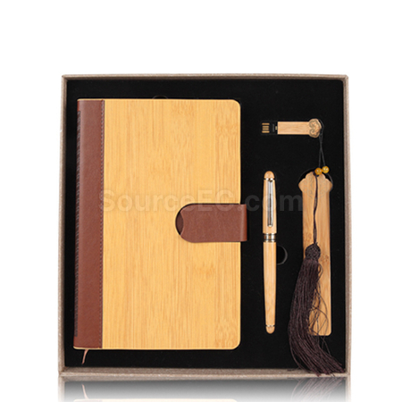 Customization Business Notebook pen USB bookmark Set Corporate Gifts