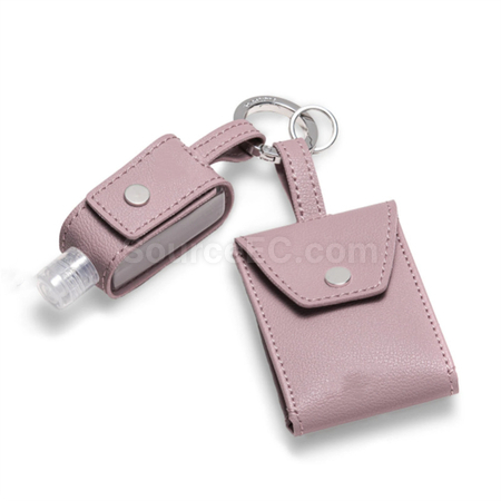 Customization PU Storage Bag For Hand Sanitizer And Mask Corporate Gifts
