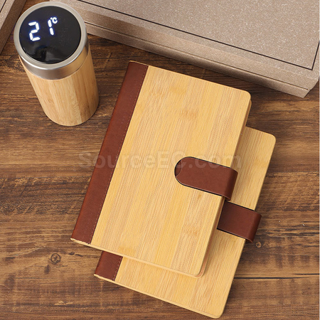 Customization Bamboo and wood insulation Cup notebook business gift set Corporate Gifts