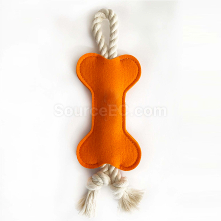 Customization Felt Bone Shape Dog Toy Corporate Gifts