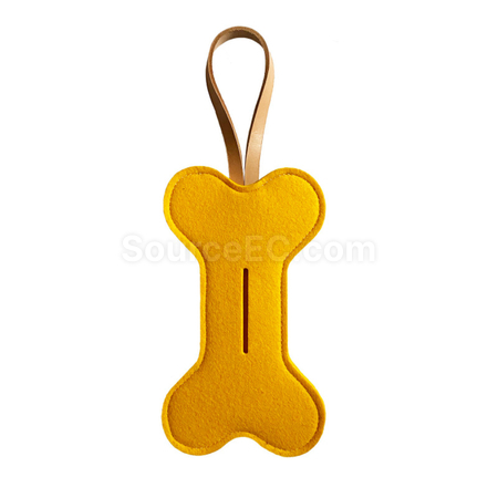 Customization Felt Bone Shape Dog Toy Corporate Gifts