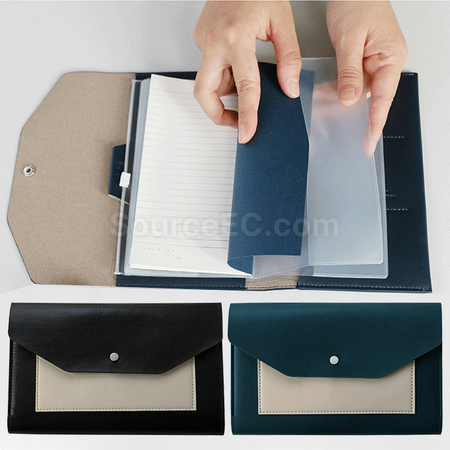 Customization PU Multi-functional  Notebook with Passport Cover Corporate Gifts