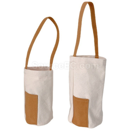 Customization Canvas Water Cup Storage Bag Corporate Gifts