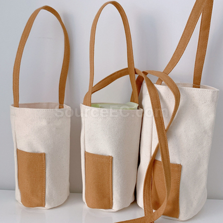 Customization Canvas Water Cup Storage Bag Corporate Gifts