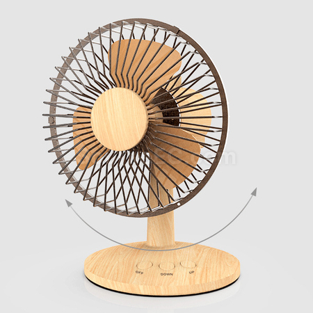 Customization Wood Grain Mini Fan Corporate Gifts