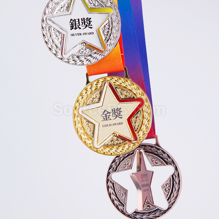 Customization Rolling Star Medal Corporate Gifts