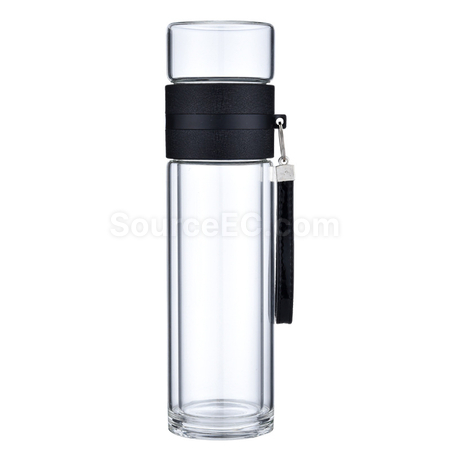 Customization Portable Glass Mug with Infuser Corporate Gifts