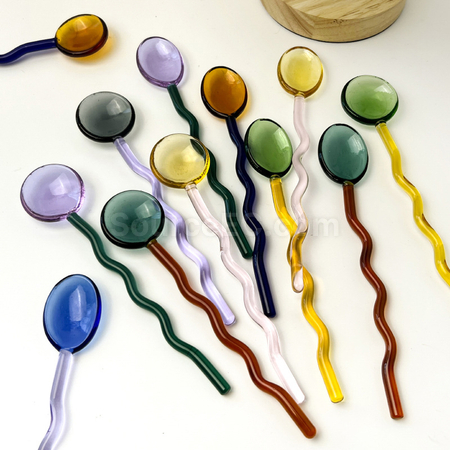 Customization Colored Dessert Spoon Corporate Gifts