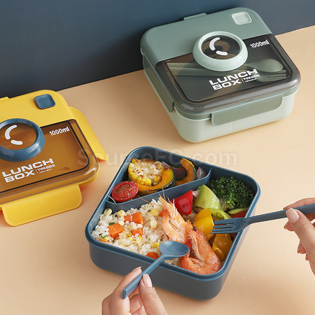 Customization Portable Lunch Box With Tableware Corporate Gifts