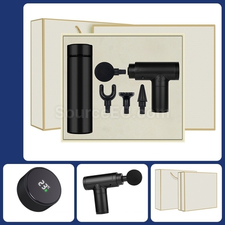 Customization Fascia Massager Gun And Thermal Cup Gift Set Corporate Gifts
