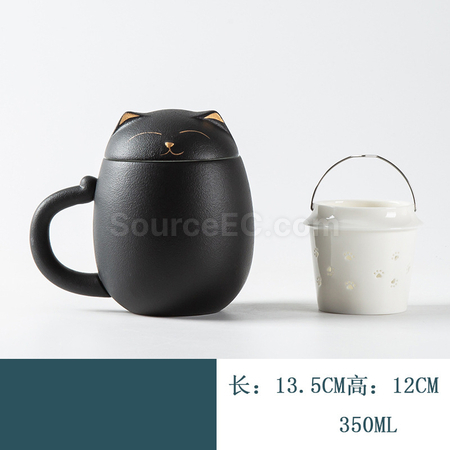 Customization Zhaocai Cat Tea Cup Corporate Gifts