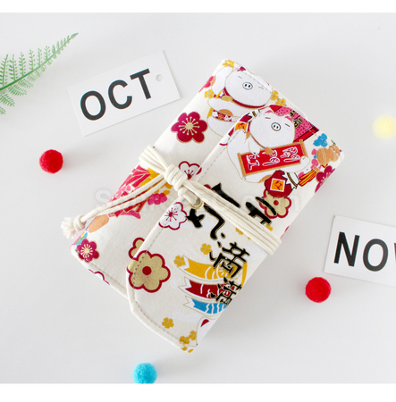 Customization Vintage Loose-leaf Notebook with Fabric Cover Corporate Gifts