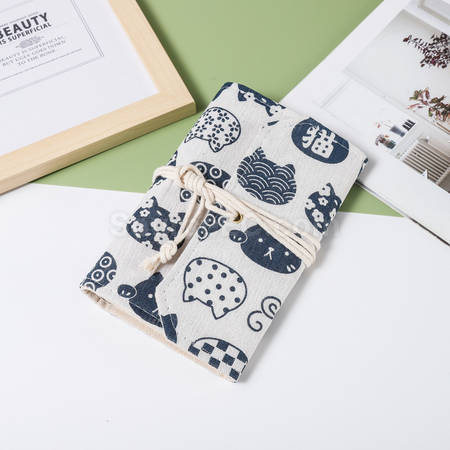 Customization Vintage Loose-leaf Notebook with Fabric Cover Corporate Gifts