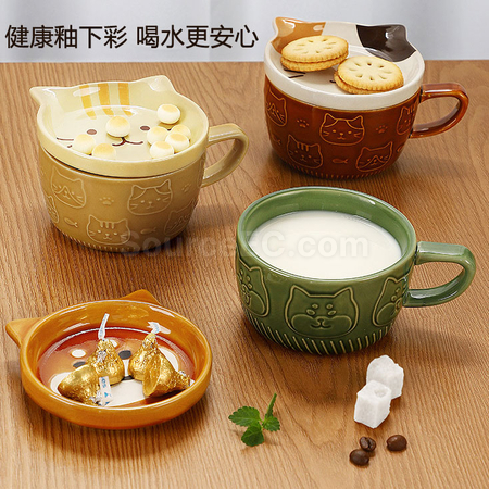 Customization Japanese Teacup with Lid Corporate Gifts