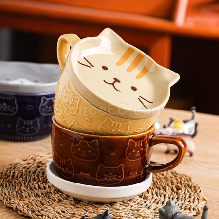 Customization Japanese Teacup with Lid Corporate Gifts