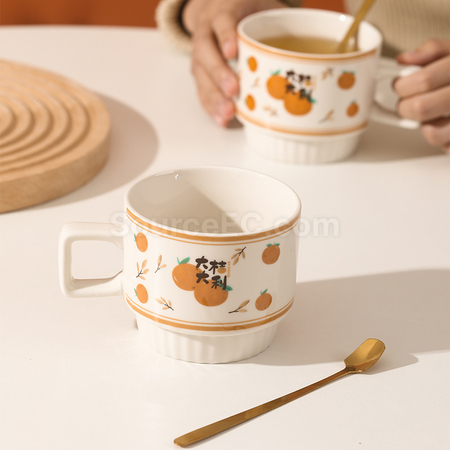 Customization Big Fortuue Towel and Coffee Cup Set Corporate Gifts