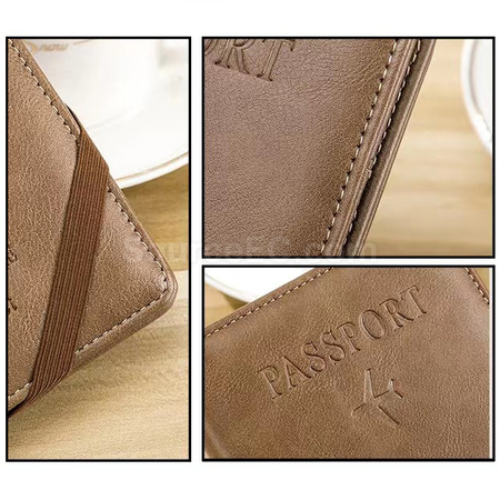 Customization Pu RFID Passport Case Corporate Gifts
