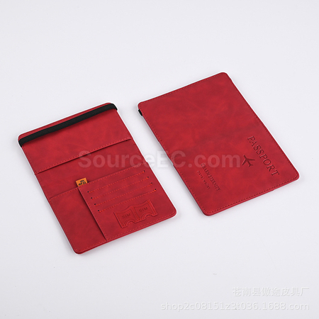 Customization Pu RFID Passport Case Corporate Gifts