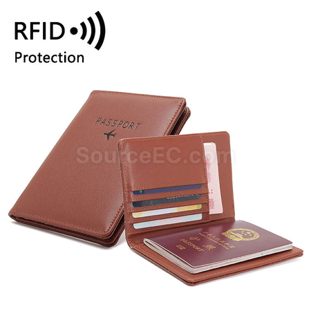 Customization Pu RFID Passport Case Corporate Gifts