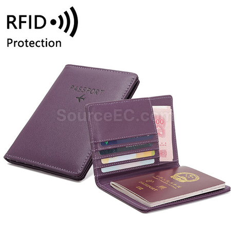 Customization Pu RFID Passport Case Corporate Gifts