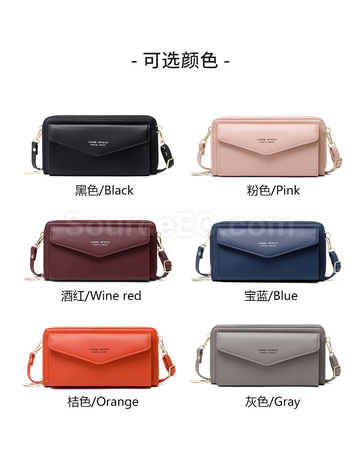 Customization PU Wallet With Touch Phone Bag Corporate Gifts