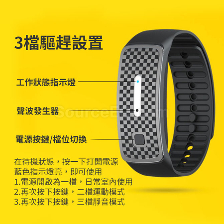 Customization Ultrasonic Mosquito Repellent Watch Corporate Gifts