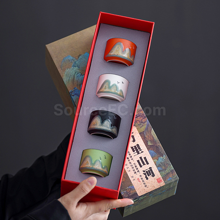 Customization Ceramic Tea Mug Gift Set Corporate Gifts