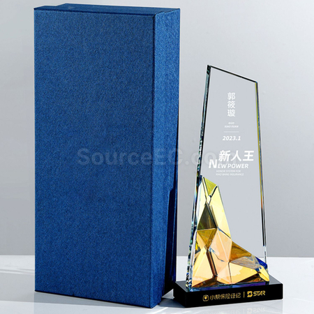 Customization Gradient Crystal Trophy Corporate Gifts