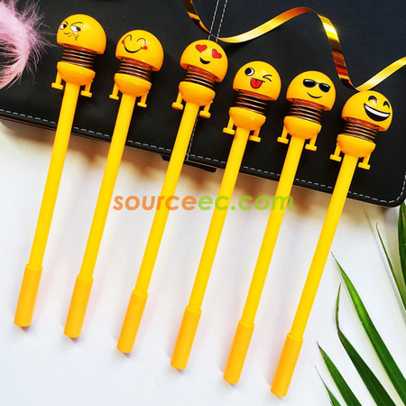 Customization Smiley Spring Pen Corporate Gifts