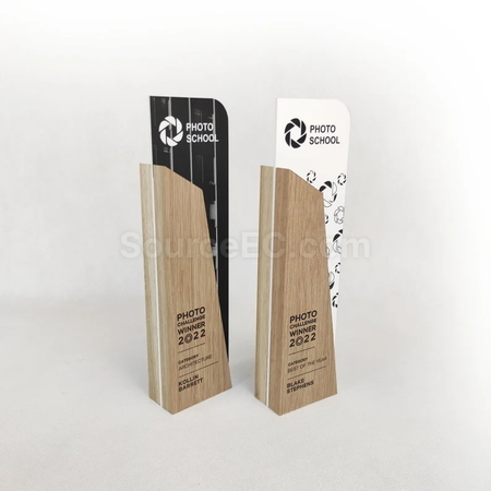 Customization Wooden Acrylic Trophy Corporate Gifts