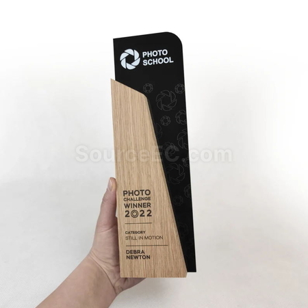 Customization Wooden Acrylic Trophy Corporate Gifts