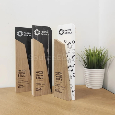 Customization Wooden Acrylic Trophy Corporate Gifts