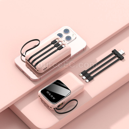 Customization Comes with 4-wire Power Bank Corporate Gifts
