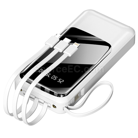 Customization Comes with 4-wire Power Bank Corporate Gifts