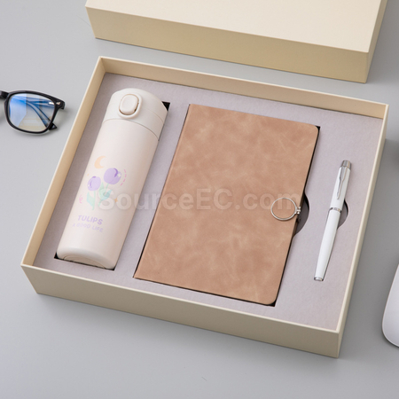 Customization Insulating Cup+Pen+Notebook Set Corporate Gifts