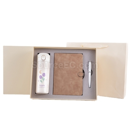 Customization Insulating Cup+Pen+Notebook Set Corporate Gifts
