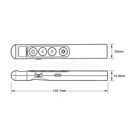 Customization Rechargeable Wireless Presenter Corporate Gifts