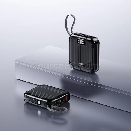 Customization 10000mAh Power Bank with Charge Cable Corporate Gifts