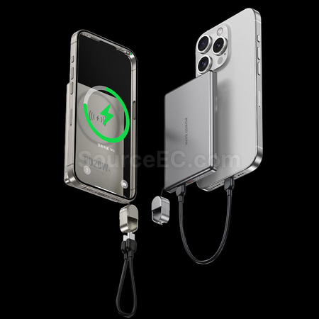 Customization 3C Certified Magnetic Wireless Power Bank Corporate Gifts