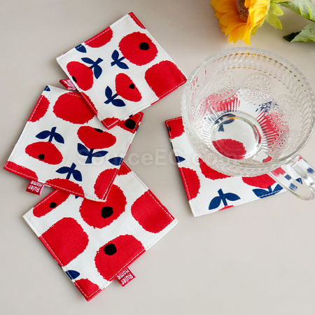 Customization Cotton Coasters Corporate Gifts
