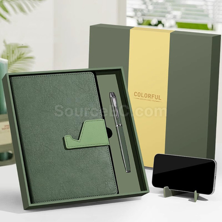 Customization PU Phone Holder and Notebook Corporate Gifts