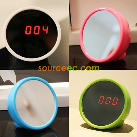 Customization LED Clock With Mirror Corporate Gifts