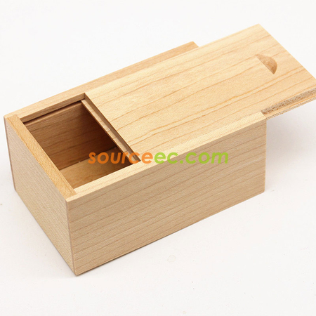 Customization Environmental Friendly USB Flash Disk Wooden  Box Corporate Gifts