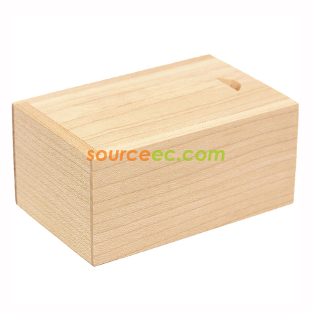 Customization Environmental Friendly USB Flash Disk Wooden  Box Corporate Gifts