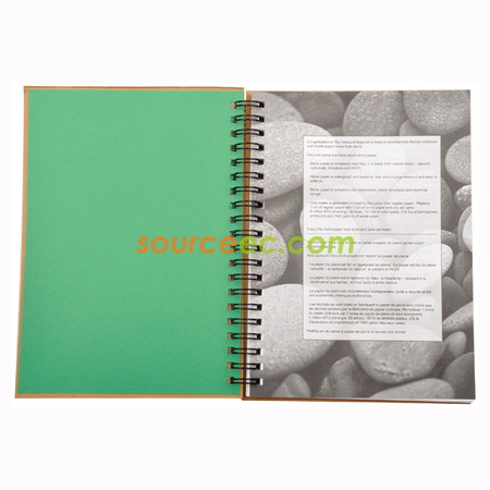 Customization Recycled Stone Paper Notebook Corporate Gifts