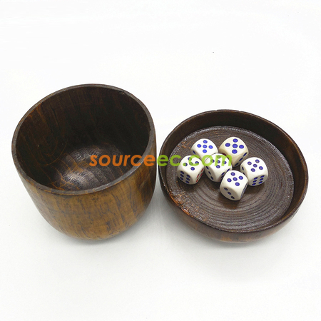 Customization Wooden Dice Cup Gift Corporate Gifts