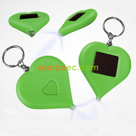 Customization Solar Flashlight Keychain Corporate Gifts