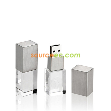 Customization Crystal USB Flash Memory Corporate Gifts