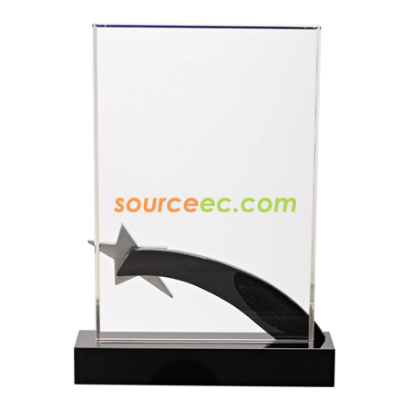 Customization Black Label Crystal Awards Corporate Gifts