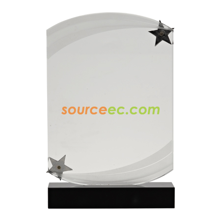 Customization Black Label Crystal Awards Corporate Gifts